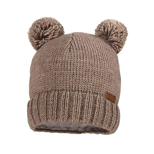 MAXIMO Strickmütze, aus softer Wollmischung mit zwei Pompons