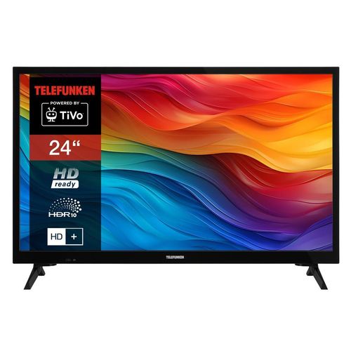 Telefunken XH24TO550S 24 Zoll Fernseher / Smart TV (HD, HDR, 6 Monate HD+ inkl., Triple-Tuner)