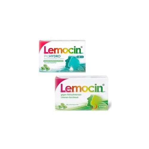 Lemocin gegen Halsschmerzen Limone + Lemocin ProHYDRO