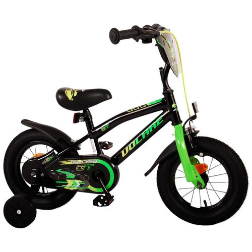 Kinderfahrrad Super GT für Jungen 12 Zoll Kinderrad in Grün Fahrrad