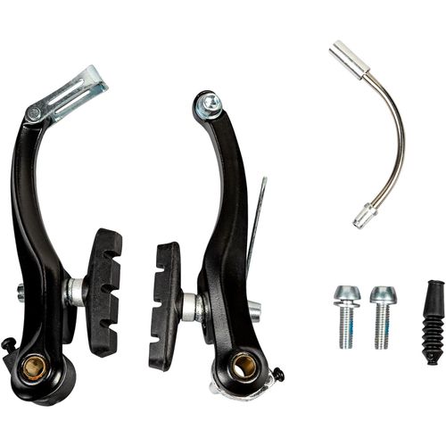 Zündapp Z101 Fahrradbremse V-Brake Alu Fahrrad Bremsen mit Bremsbelägen Felgenbremse Green 1.0 E Bike Klapprad
