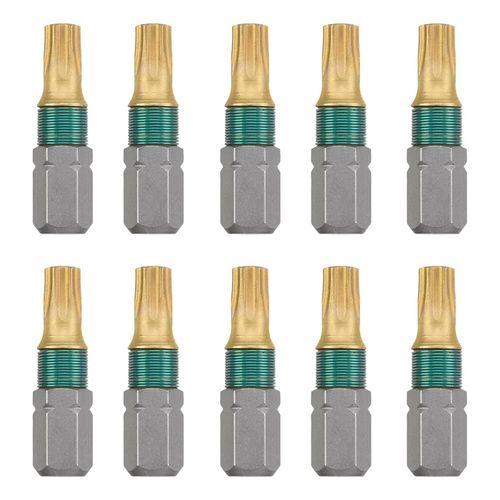 kwb Titan Bits '10er Torx T 20 Bit-Set 25 mm, Schraubendreher Bits (magnetisch, universell)