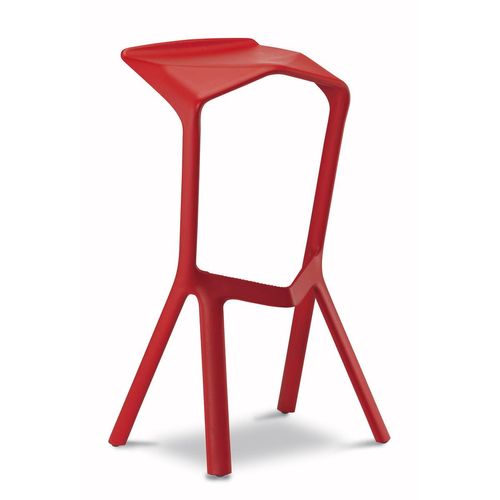 Plank - Miura Stool, verkehrsrot (RAL 3020)