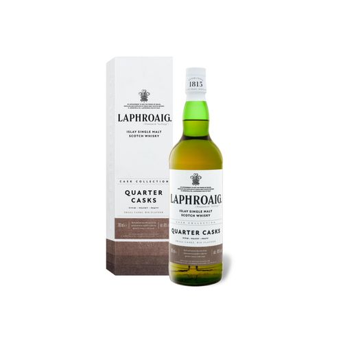 Laphroaig Quarter Cask Islay Single Malt Scotch Whisky mit Geschenkbox 48% Vol