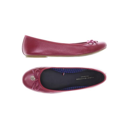 Tommy Hilfiger Damen Ballerinas, bordeaux, Gr. 38