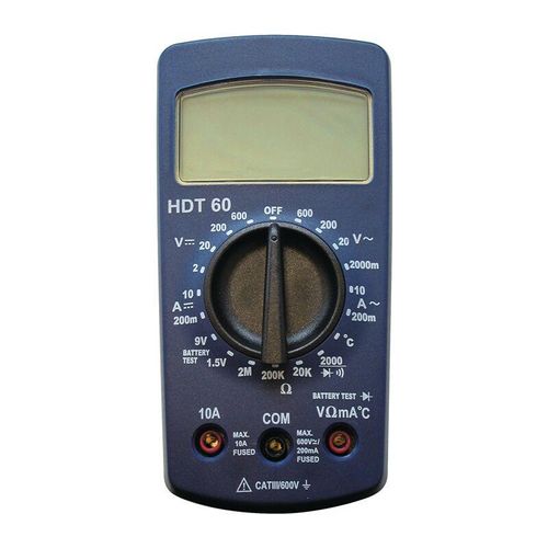 Multimeter hdt 60 2-600 v ac/dc hdt