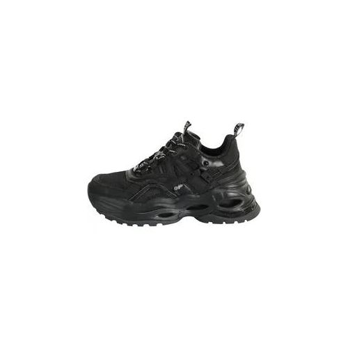 Trainingsschuh BUFFALO "Buffalo Damen Buffalo Triplet Hollow Sneaker Low" Gr. 38, schwarz Damen Schuhe