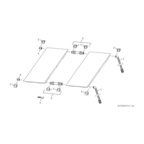 BOSCH Zubehör Solartechnik FS 13-2 Auf- u. Indachanschluss-Set für SO7000TF 7735600342