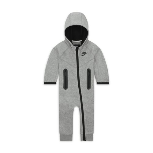 Nike Sportswear Tech Fleece Hooded Coverall coverall voor baby's - Grijs