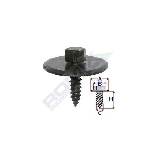 ROMIX Blechschraube MERCEDES-BENZ C60465 A2019900536,2019900536
