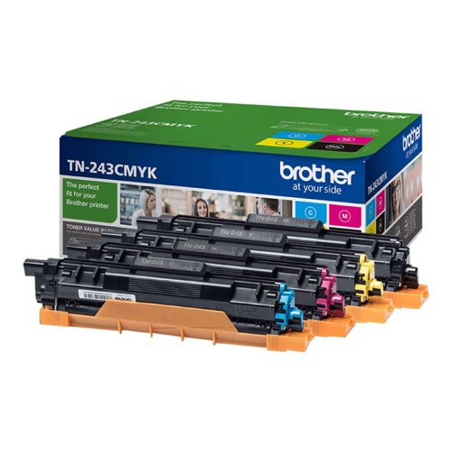 4er Original Multipack Set für Brother TN-243CMYK MFC-L 3710 CW Toner