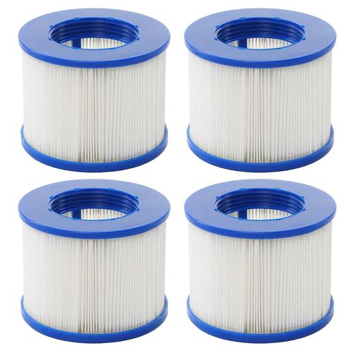 Wasserfilter für Whirlpool MCW-E32, Ersatzfilter Filterkartusche Filterpatrone Lamellenfilter, Zubehör ~ 4 Stück