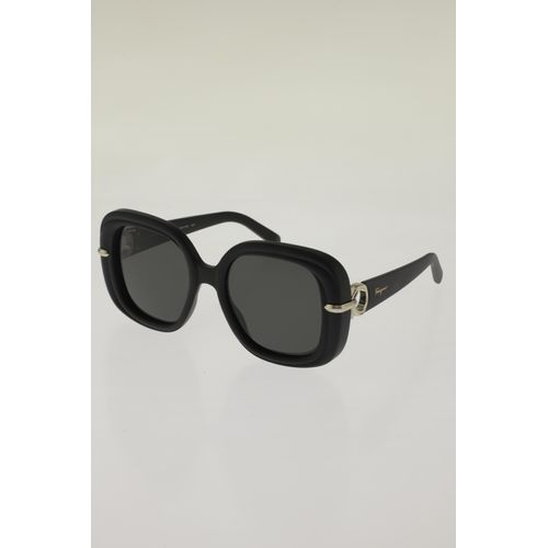 Salvatore Ferragamo Damen Sonnenbrille, schwarz, Gr.