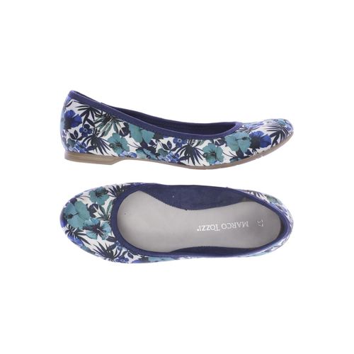 Marco Tozzi Damen Ballerinas, blau, Gr. 37