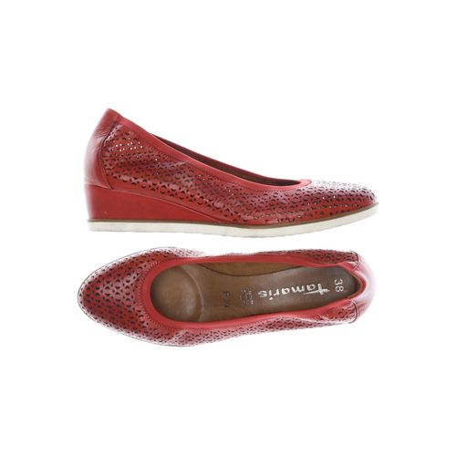 Tamaris Damen Ballerinas, rot, Gr. 38