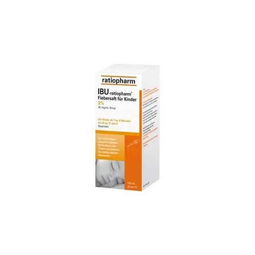 IBU-ratiopharm Fiebersaft für Kinder 20mg/ml