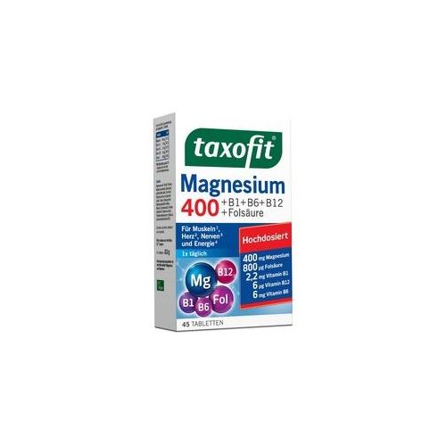 taxofit Magnesium 400 +B1+B6+B12+Folsäure