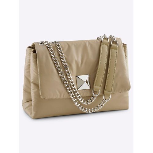 Handtasche HEINE Gr. B/H/T: 26cm x 21cm x 12cm, beige Damen Taschen