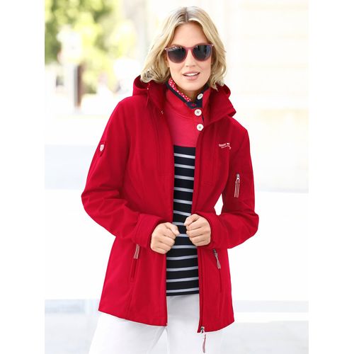 Softshelljacke CASUAL LOOKS, Damen, Gr. 26, rot, 94% Polyester, 6% Elasthan, unifarben, Jacken