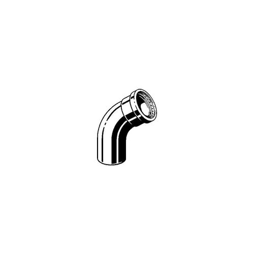 Viega Bogen 45 Grad mit SC Temponox XL 1726.1XL in 76,1mm Stahl nichtrostend 810047