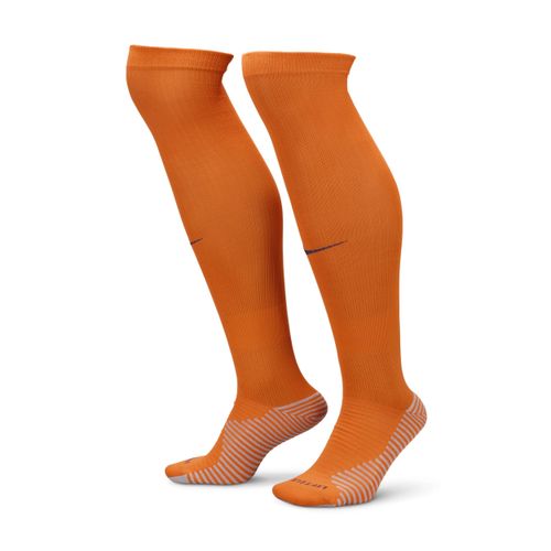 Niederlande Strike Home Nike Dri-FIT kniehohe Fußballsocken - Orange