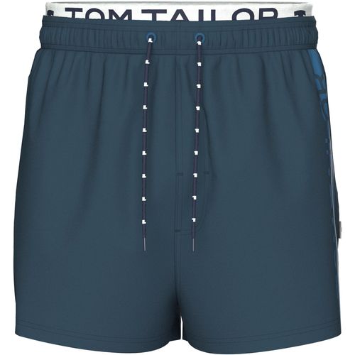 TOM TAILOR Badehose, Kordel mit Logodruck