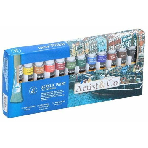 12x Acrylfarben - 12 ml