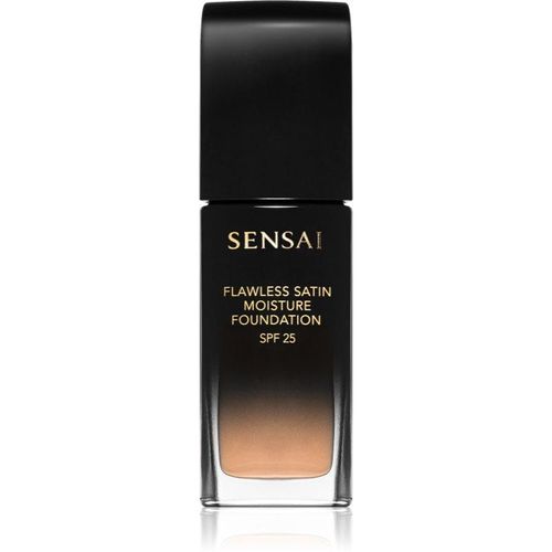 Sensai Flawless Satin Moisture Foundation Flüssiges Make-Up SPF 25 Farbton 102 Ivory Beige 30 ml