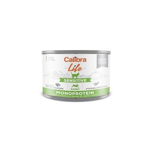 Calibra Cat Life can Sensitive Rabbit 200g