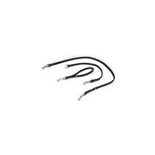 Das Lederband Barcelona Universal-Leine Black 18mm