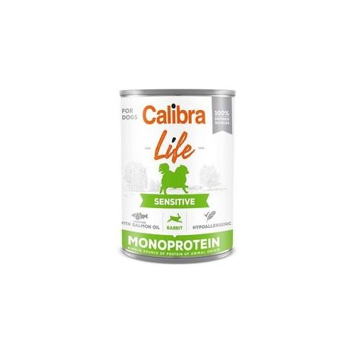 Calibra Dog Life can Sensitive Rabbit 400g