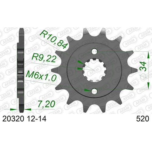 AFAM Kettenritzel 20320-14