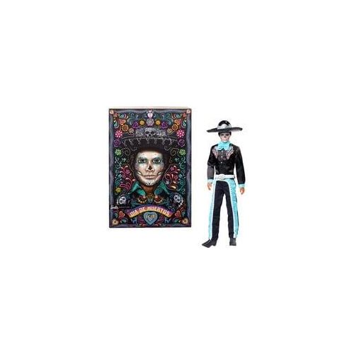 Barbie Signature Día de Muertos 2024 - Ken-Puppe im schwarzen Anzug mit Hut