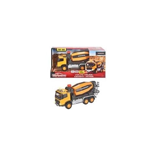 Volvo Betonmischer, Spielfahrzeug orange/schwarz, Mit Licht und Sound