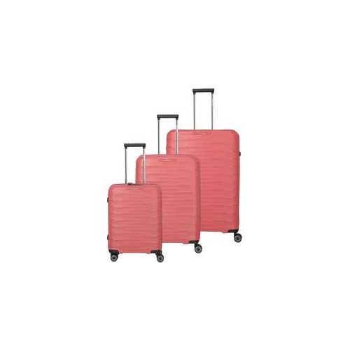 Travelite Mooby 3-tlg. Koffer-Set L/M/S, 4w Rot