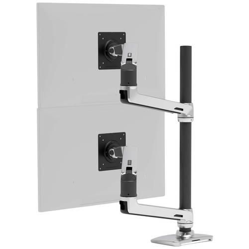 Ergotron LX Dual Arm Stacking Tall Desk Mount 2fach Monitor-Tischhalterung 38,1 cm (15) - 101,6 cm (40) Aluminium Höhenverstellbar, Drehbar, Neigbar, Schwenkbar