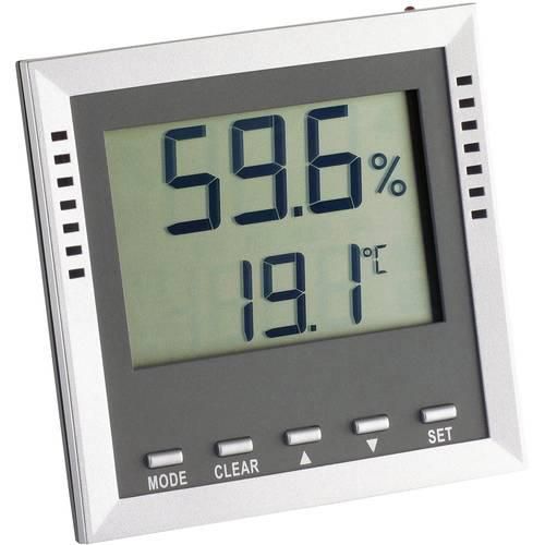 TFA Dostmann KLIMA GUARD Thermo-/Hygrometer Silber