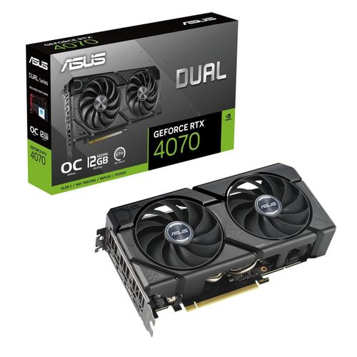 ASUS Dual GeForce RTX 4070 EVO OC Edition 12GB GDDR6 Gaming Grafikkarte