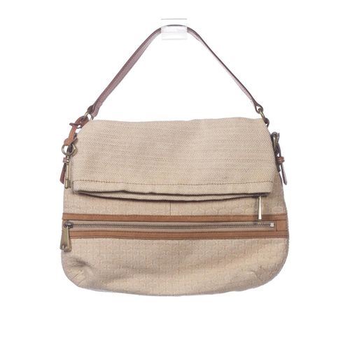 Fossil Damen Handtasche, beige, Gr.