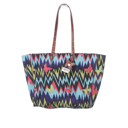 M Missoni Damen Handtasche, mehrfarbig, Gr.