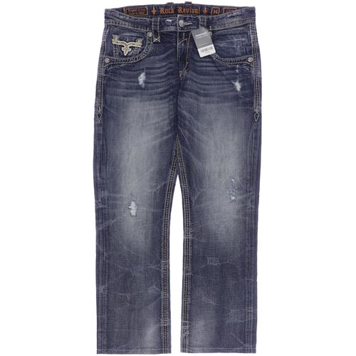 Rock Revival Herren Jeans, blau, Gr. 34