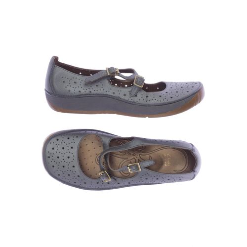 Clarks Damen Ballerinas, blau, Gr. 4.5