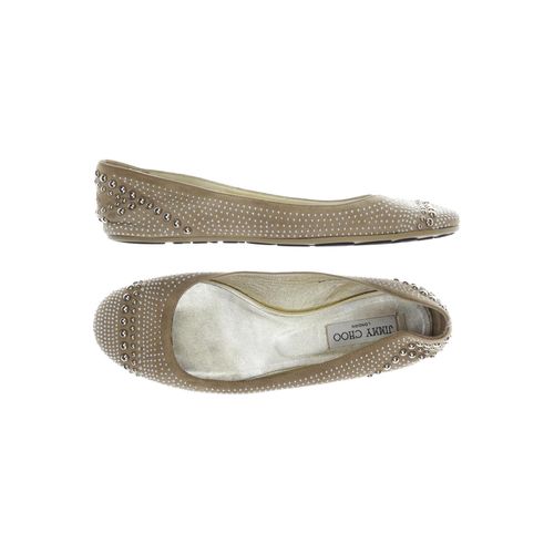 Jimmy Choo Damen Ballerinas, beige, Gr. 39