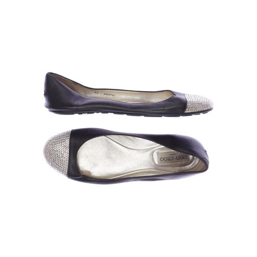 Jimmy Choo Damen Ballerinas, schwarz, Gr. 39