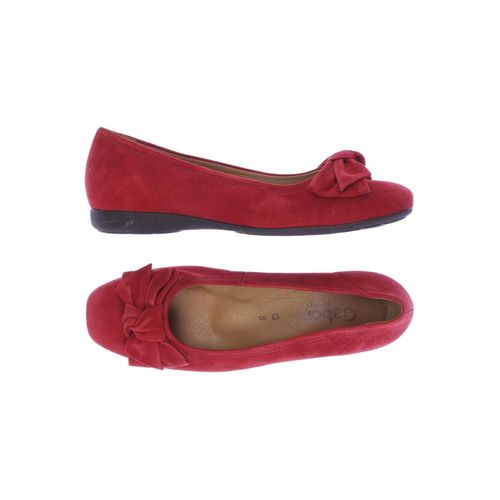 Gabor Damen Ballerinas, rot, Gr. 5