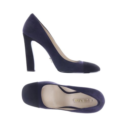 Prada Damen Pumps, marineblau, Gr. 39