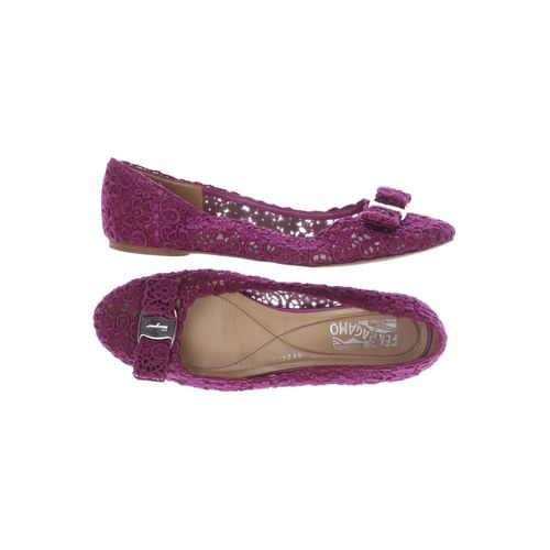 Salvatore Ferragamo Damen Ballerinas, pink, Gr. 8.5