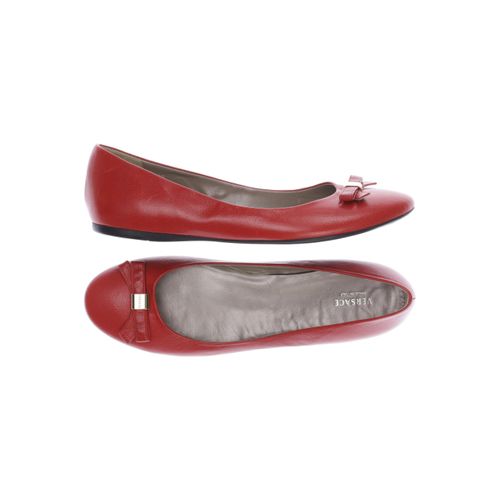 Versace Damen Ballerinas, rot, Gr. 39