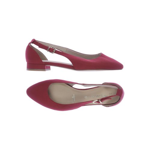 Tamaris Damen Ballerinas, rot, Gr. 37