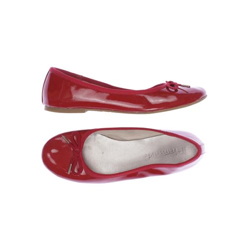 Tamaris Damen Ballerinas, rot, Gr. 38